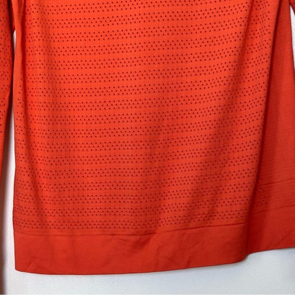 Lululemon Breeze By Long Sleeve Orange- Size 6 Medium - Picture 10 of 10